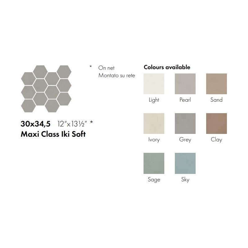 IKI MAXI CLASS SAND SOFT 30X34,5 - CERAMICA SANT AGOSTINO CSAMCISD34 CERAMICA SANT'AGOSTINO - 1