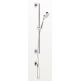 EMPORIO SHOWER Duschstange mit Wasseranschluss, Dreistrahl-Handbrause mit Antikalkfunktion und 1,50 m Schlauch GESSI