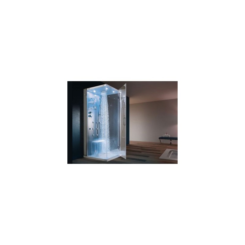 CABINE DE DOUCHE MURALE TEMPO 90x80 Integra - Hafro - Geromin HAFRO-GEROMIN - 1