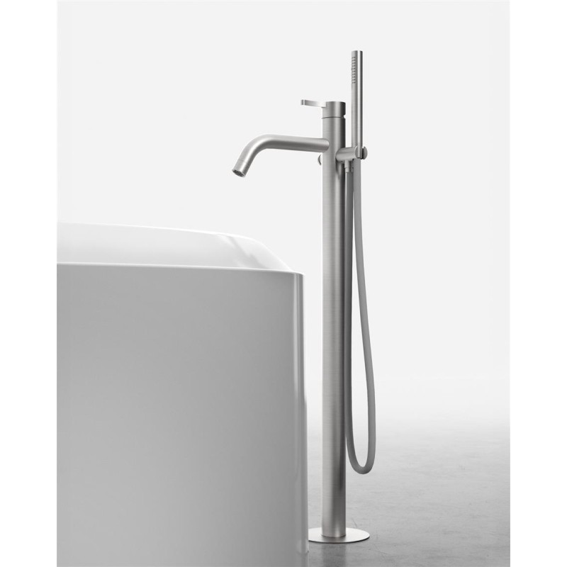 Robinets de baignoire sur pied LIO en acier finition satinée - Hafro - Geromin- Hafro - Geromin HAFRO-GEROMIN - 1