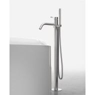 Robinets de baignoire sur pied LIO en acier finition satinée - Hafro - Geromin- Hafro - Geromin HAFRO-GEROMIN - 1