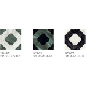 Dandy Pin White_Green 18,6x18,6 8,5mm - 41zero42 4101196