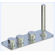 Rubinetteria PRESTIGE A2 Mix quattro fori con flessibile doccetta - Hafro - Geromin HAFRO-GEROMIN - 1