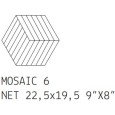 Otto Mosaik 6 Fango 22,5x19,5 9mm - 41zero42 4100247