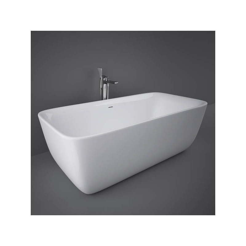 copy of BAIGNOIRE CONTOUR Blanc Alpin Acrylique Rectangulaire Rak Ceramics