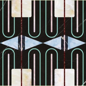 CHIMERA DECORO EMPATIA NERO GLOSSY 6MM 60x120 cm  - CEDIT 769482