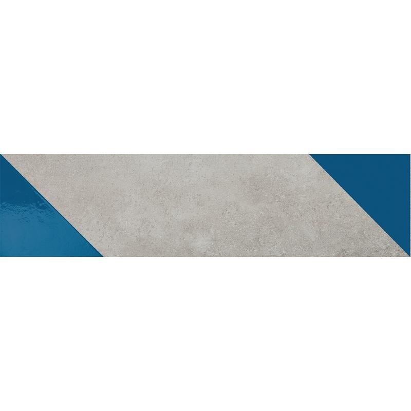 MATRICE RICE TRAMA 3 H6 AZZURRO 20X80 SQ  - CEDIT 752791