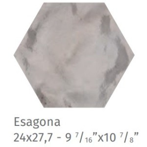 FUORITONO ESAGONA FUORIBEIGE 24X27,7cm 10mm R9 - CIR 10727011