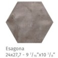 FUORITONO ESAGONA BEIGE MATT 24X27,7cm 10mm R10 - CIR 10727072