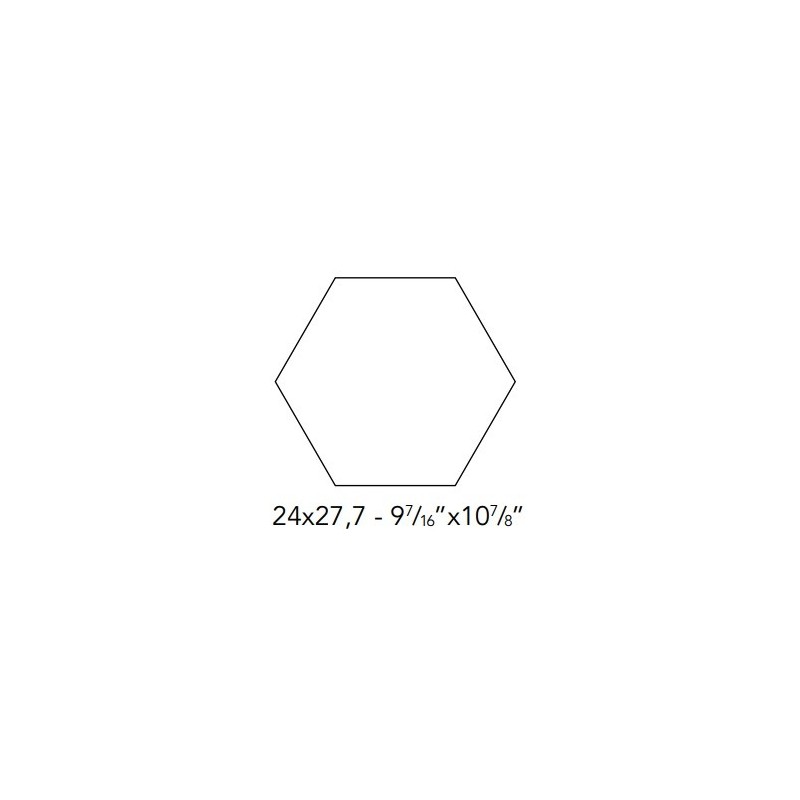 ITALICA ESAGONA TERRA MISTA 24X27,7cm 10mm - CIR 10869381