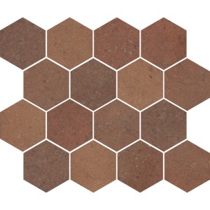 ITALICA MOSAIQUE ESAGONA TERRA BRUCIATA 25X30cm - CIR 1087591
