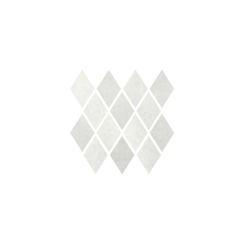 MATERIA PRIMA MOSAICO ROMBO CLOUD WHITE 25X25cm - CIR 1069896