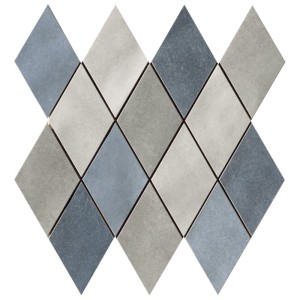 MATERIA PRIMA MOSAICO ROMBO MIX BLUE 25X25cm - CIR 1069905
