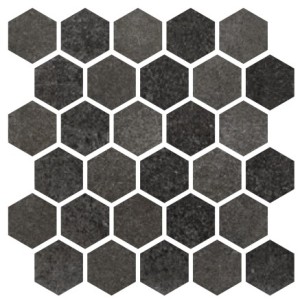 MATERIA PRIMA MOSAICO ESAGONA BLACK STORM 27X27cm - CIR 1069909