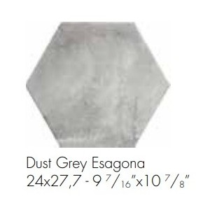 MIAMI ESAGONA DUST GREY 24X27,7cm 10mm R10 - CIR 10633332