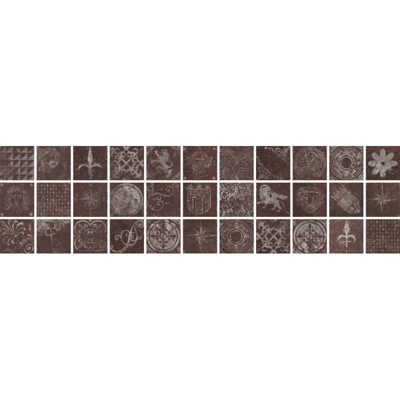 MOLO AUDACE DECORO MOLO MIX ROSSO 20X20cm 10mm R10 - CIR 1068097