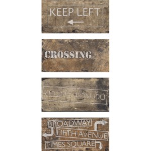 NEW YORK ROAD SIGNS MIX CHELSEA 10x20cm 10,5mm R10 - CIR 1048423