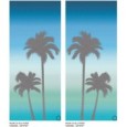 SHOWALL PALME BLU/VERDE SX (A) 120X280cm 6mm - CIR 1093005