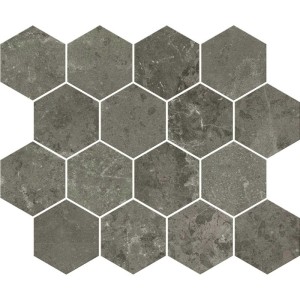 CONCRETA MOSAICO ESAGONA ANTRACITE 25X30cm - Serenissima 1081885