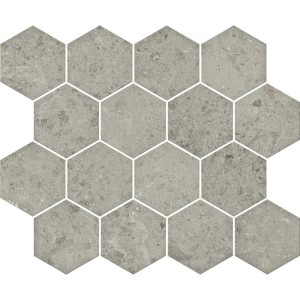 CONCRETA MOSAICO ESAGONA TITANIO 25X30cm - Serenissima 1081888