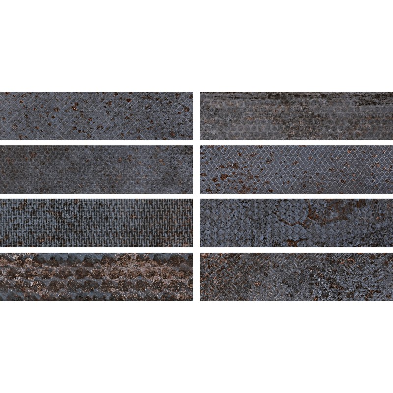 COSTRUIRE METALLO NERO STRONG RT 30X120cm 9,5mm - Serenissima 10628171