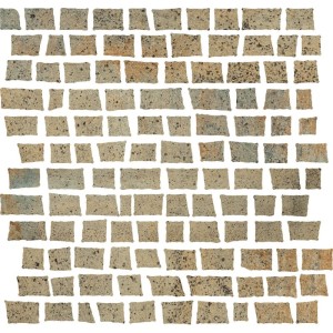 COSTRUIRE MOSAICO RANDOM METALLO VERDE 30X30cm - Serenissima 1086716