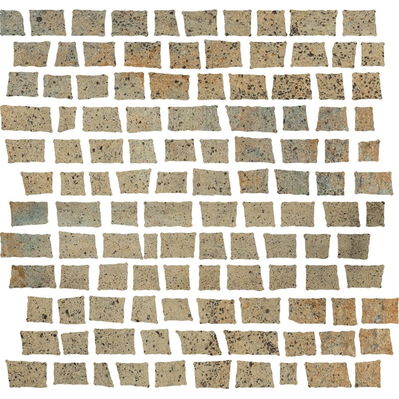 COSTRUIRE MOSAICO RANDOM METALLO VERDE 30X30cm - Serenissima 1086716