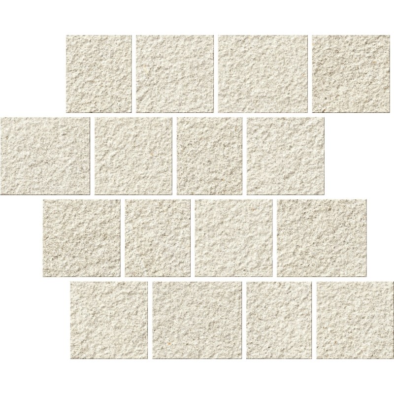 ECLETTICA MOSAIK PAVE' BIANCO ROCK 30X30cm R11 - Serenissima 1081799