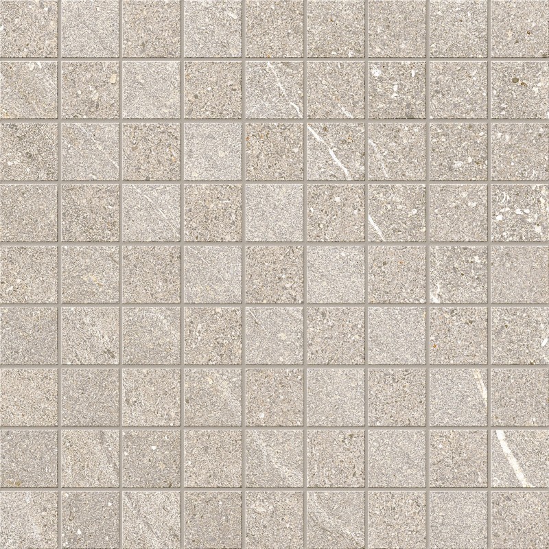 ECLETTICA MOSAICO 3X3 ARGENTO SILK 30X30cm 9,5mm R09 - Serenissima 1082034