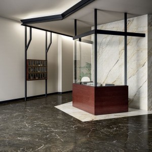 PALAZZO SAINT LAURENT TABACCO SILK 120X120cm 9,5mm R09 - Serenissima 1097112