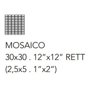 PETRA MOSAICO RT PETRA BEIGE 30X30cm 9,5mm - Serenissima 1097510