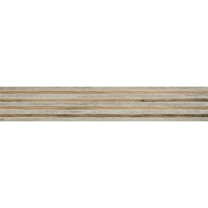 TRAVERTINI DUE MOSAIQUE LEGNO GREIGE 20X120cm - Serenissima 1074929