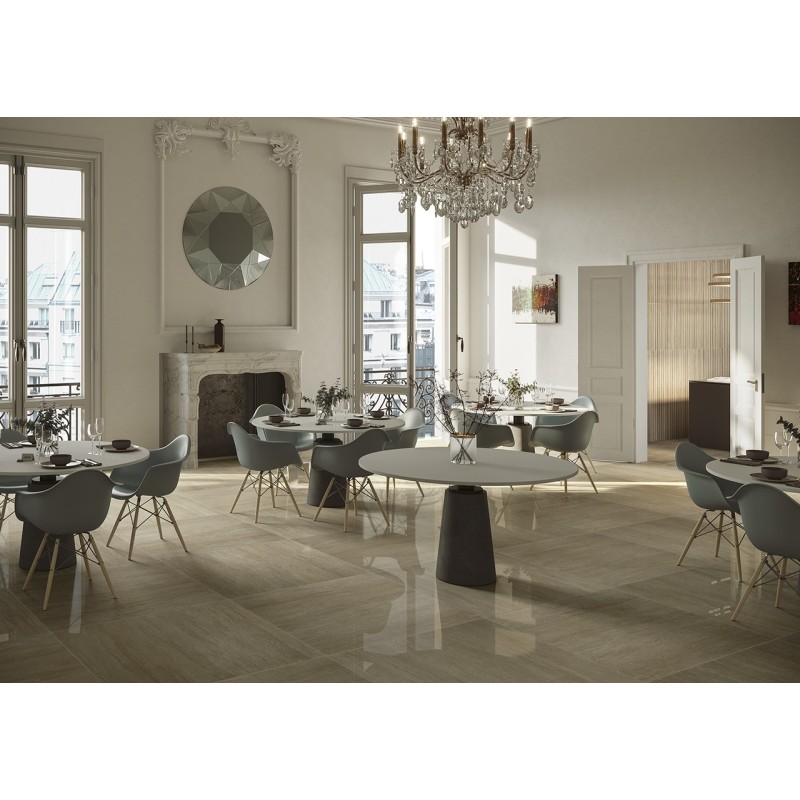 TRAVERTINI DUE BEIGE LUX/RT 30X60cm 10mm - Serenissima 1074391