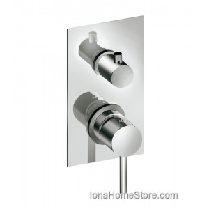 Bongio T SQUARE built-in shower mixer with 3 aways diverter  BONGIO RUBINETTERIE  - 1