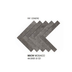 ARDESIA CENERE MOSAICO 44,9X61,6 cm M0CW Marazzi