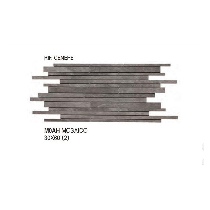 ARDESIA CENERE MOSAICO 30X60 cm M0AH Marazzi