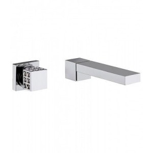 PURE GLAME LUX Waschbecken Einbau Mixer mit Wandauslauf 220mm 3L538/22 BONGIO RUBINETTERIE  - 1