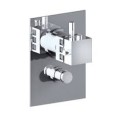 PURE GLAME LUX Built-in coaxial thermostatic Mixer with diverter 3L549 BONGIO RUBINETTERIE  - 1