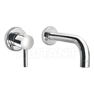 T MIX Waschbecken Mixer für Wand mit Hahn  160mm Chrome  Bongio 32538-16 BONGIO RUBINETTERIE  - 1
