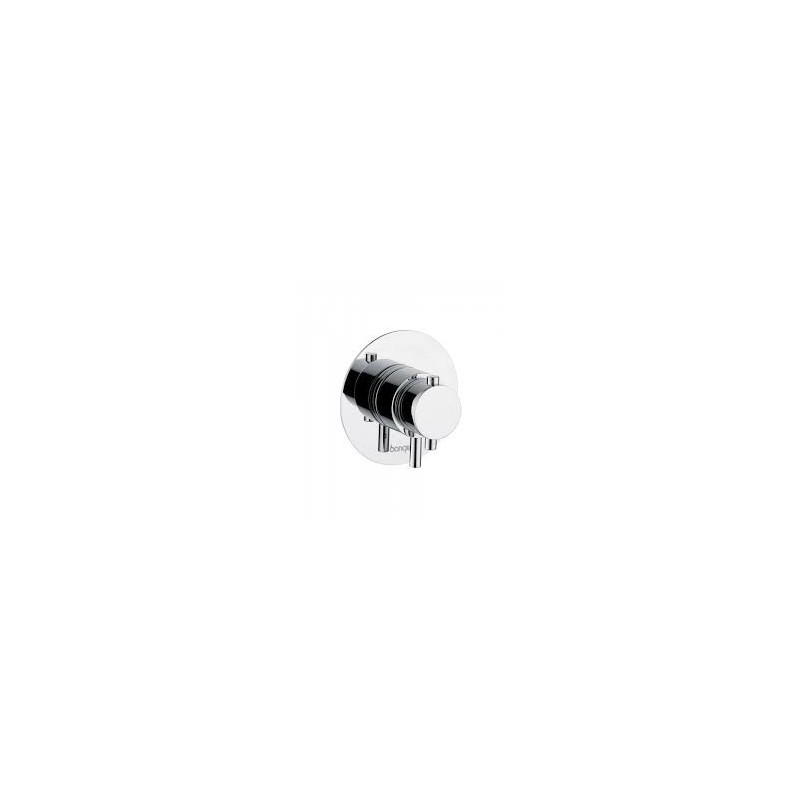 T MIX Built-in thermostatic mixer coaxial 1/2" Chrome  Bongio 32544CL BONGIO RUBINETTERIE  - 1