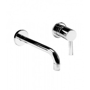 T MINI MIX Miscelatore Lavabo A parete con bocca da 220mm Cromo  Bongio 34538-22 BONGIO RUBINETTERIE  - 1
