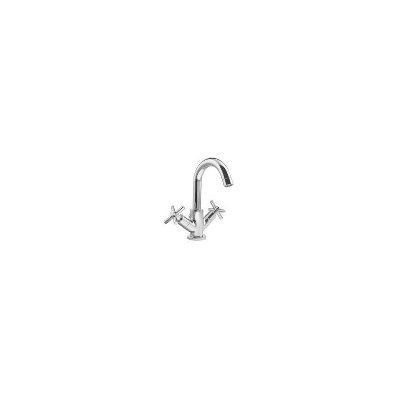 T CROSS Single hole basin mixer with pop-up waste 1.1/4" Chrome  Bongio 30421 BONGIO RUBINETTERIE  - 1