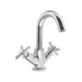 T CROSS Einloch Armatur mit Ablaufgarnitur 1.1/4" Chrome  Bongio 30421 BONGIO RUBINETTERIE  - 1