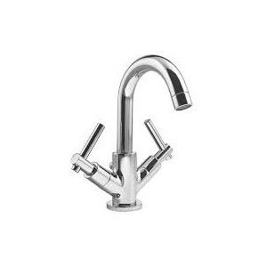 T LEVER Monoforo Lavabo Bocca girevole e scarico 1,1/4" Cromo  Bongio 31521-BG BONGIO RUBINETTERIE  - 1