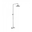 AQUA External shower mixer with tube, shower head and handshower set Chrome  Bongio 40537-D BONGIO RUBINETTERIE  - 1
