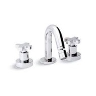 ALCOR Batterie Bidet 3 trous avec les déchets clic-clac Chrome  Bongio 42503 BONGIO RUBINETTERIE  - 1