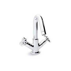 ALCOR Monoforo Lavabo Bocca girevole e piletta clic-clac Cromo  Bongio  BONGIO RUBINETTERIE  - 1