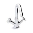 ALCOR Single hole basin mixer swivel spout and clic-clac waste Chrome  Bongio  BONGIO RUBINETTERIE  - 1