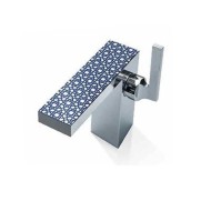 TATTOO MYAMIX Basin Mixer with clic-clac waste e grafica Chrome  Bongio 46521TT01CATHEDRAL BONGIO RUBINETTERIE  - 1