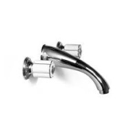 FLEUR BLANC Gruppo  lavabo Incasso a parete bocca 190mm Cromo  Bongio 11538 BONGIO RUBINETTERIE  - 1